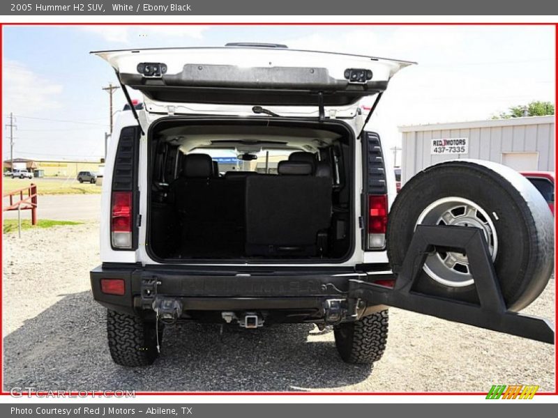 White / Ebony Black 2005 Hummer H2 SUV