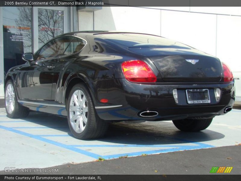 Diamond Black / Magnolia 2005 Bentley Continental GT
