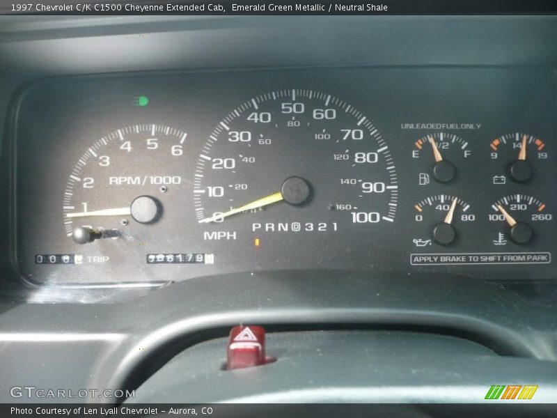  1997 C/K C1500 Cheyenne Extended Cab C1500 Cheyenne Extended Cab Gauges
