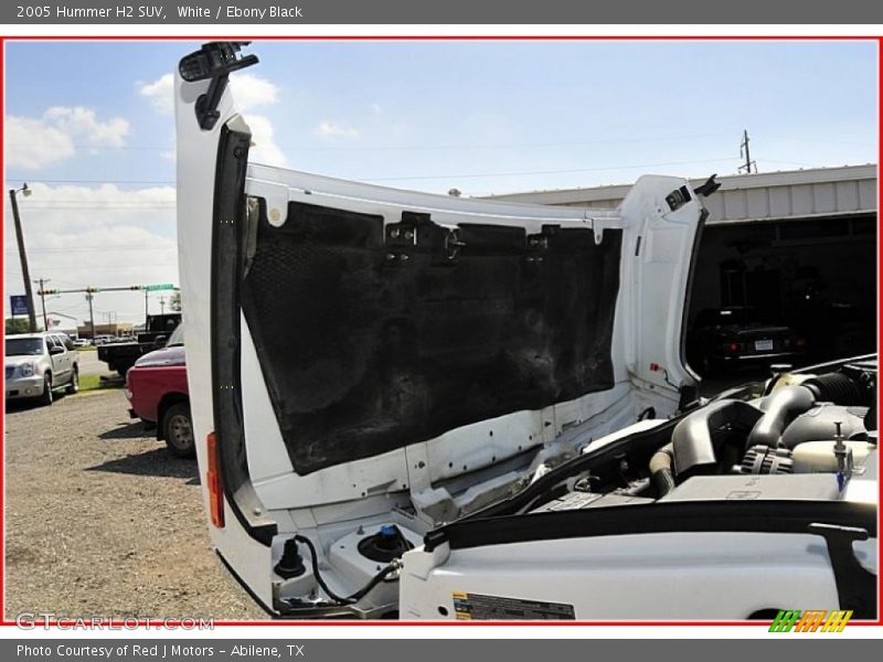 White / Ebony Black 2005 Hummer H2 SUV