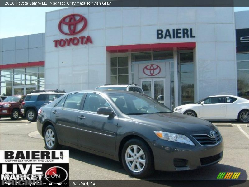 Magnetic Gray Metallic / Ash Gray 2010 Toyota Camry LE