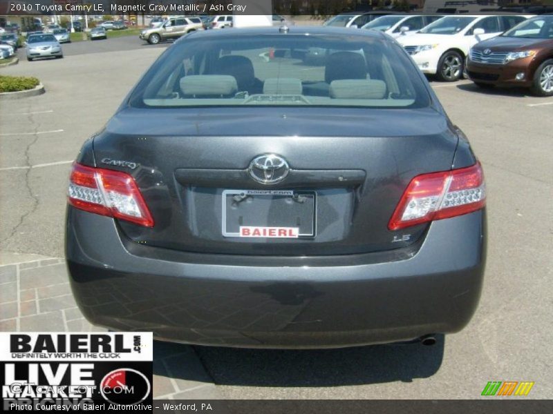 Magnetic Gray Metallic / Ash Gray 2010 Toyota Camry LE