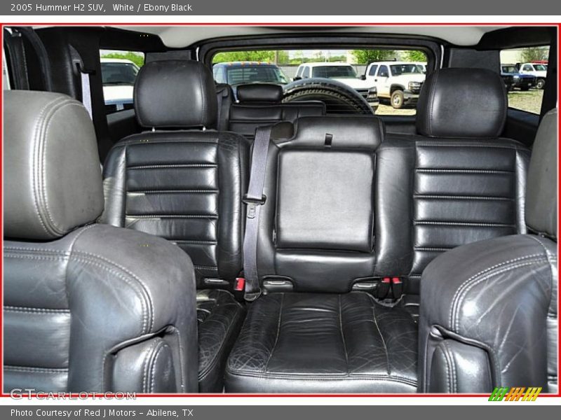White / Ebony Black 2005 Hummer H2 SUV