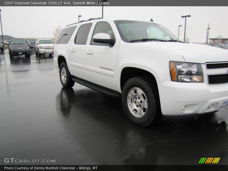 Summit White / Ebony 2007 Chevrolet Suburban 1500 LT 4x4