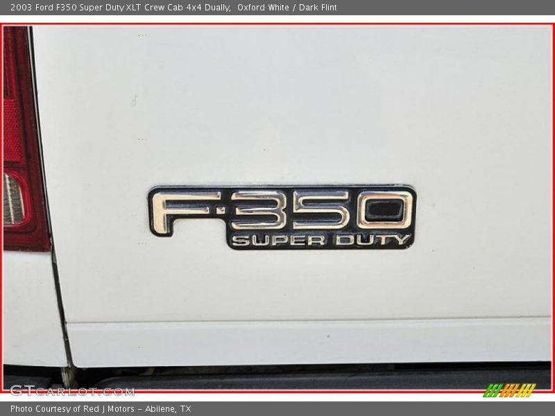  2003 F350 Super Duty XLT Crew Cab 4x4 Dually Logo