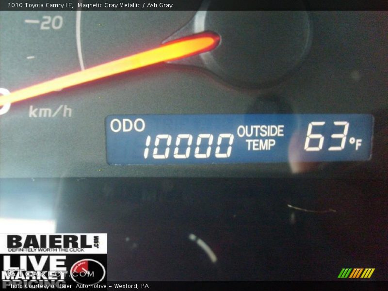 Magnetic Gray Metallic / Ash Gray 2010 Toyota Camry LE