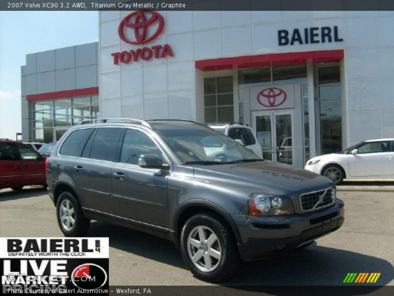 Titanium Gray Metallic / Graphite 2007 Volvo XC90 3.2 AWD