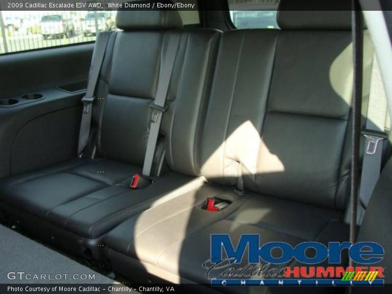 White Diamond / Ebony/Ebony 2009 Cadillac Escalade ESV AWD