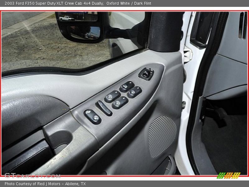 Oxford White / Dark Flint 2003 Ford F350 Super Duty XLT Crew Cab 4x4 Dually
