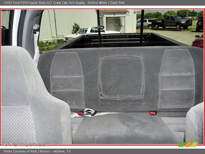 Oxford White / Dark Flint 2003 Ford F350 Super Duty XLT Crew Cab 4x4 Dually