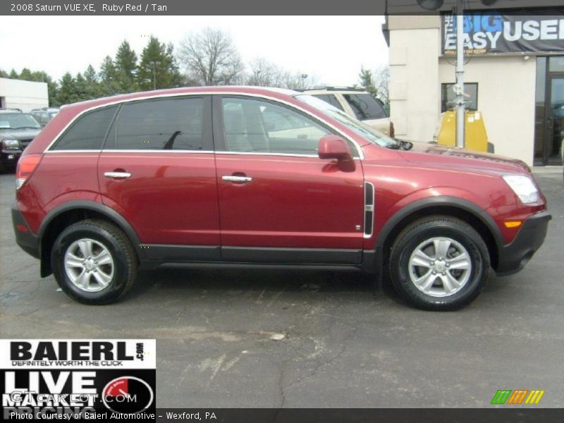 Ruby Red / Tan 2008 Saturn VUE XE