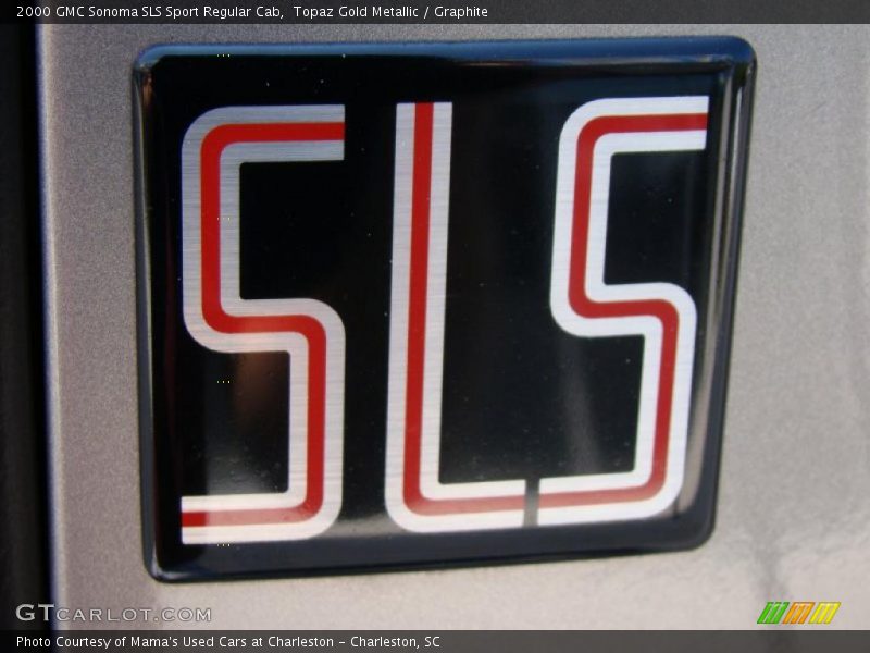 Topaz Gold Metallic / Graphite 2000 GMC Sonoma SLS Sport Regular Cab