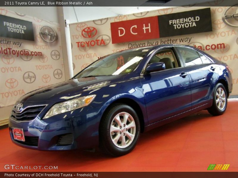Blue Ribbon Metallic / Ash 2011 Toyota Camry LE