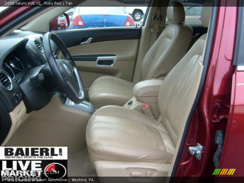 Ruby Red / Tan 2008 Saturn VUE XE