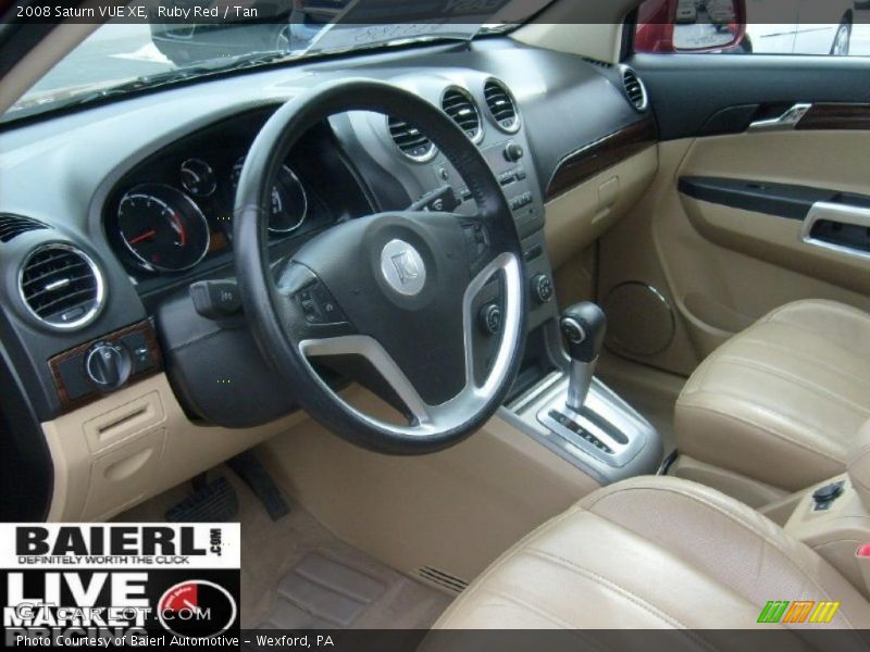 Ruby Red / Tan 2008 Saturn VUE XE