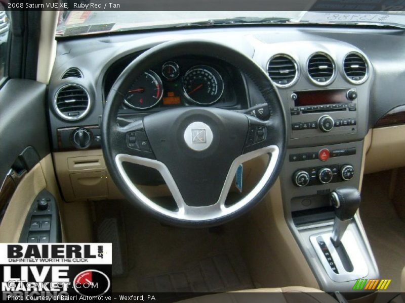 Ruby Red / Tan 2008 Saturn VUE XE