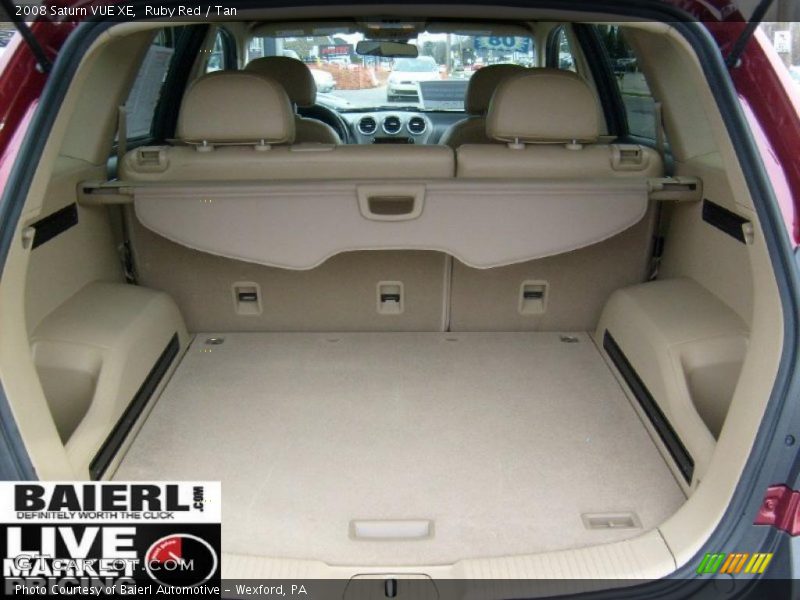 Ruby Red / Tan 2008 Saturn VUE XE