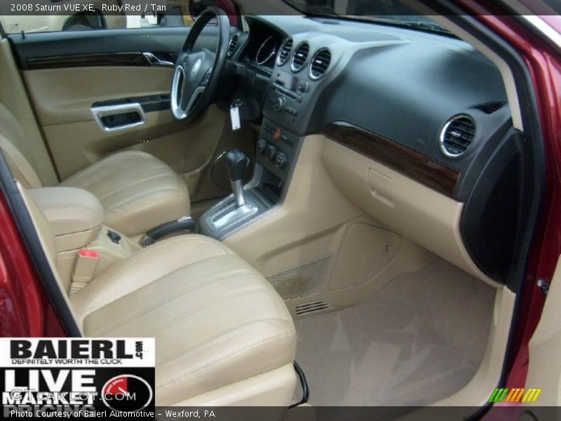 Ruby Red / Tan 2008 Saturn VUE XE