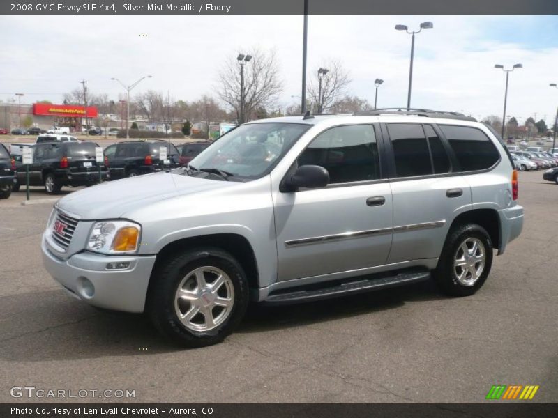 Silver Mist Metallic / Ebony 2008 GMC Envoy SLE 4x4