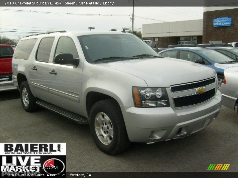 Sheer Silver Metallic / Ebony 2010 Chevrolet Suburban LS 4x4