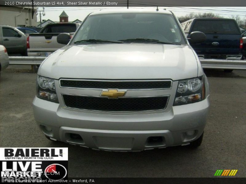 Sheer Silver Metallic / Ebony 2010 Chevrolet Suburban LS 4x4