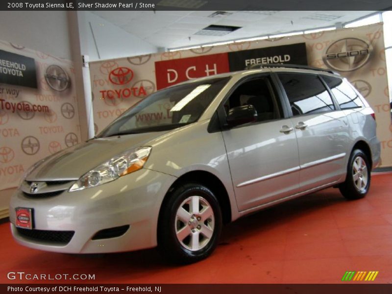 Silver Shadow Pearl / Stone 2008 Toyota Sienna LE