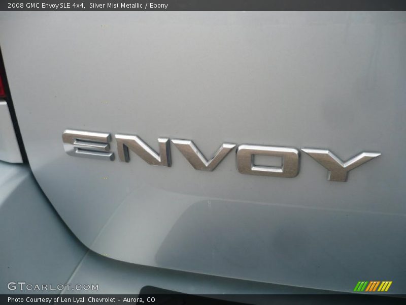 Silver Mist Metallic / Ebony 2008 GMC Envoy SLE 4x4