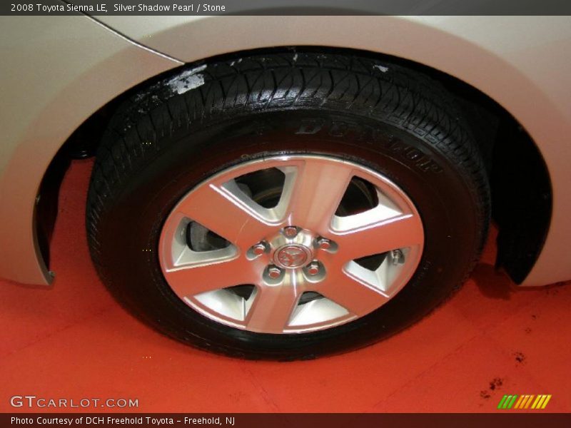 Silver Shadow Pearl / Stone 2008 Toyota Sienna LE