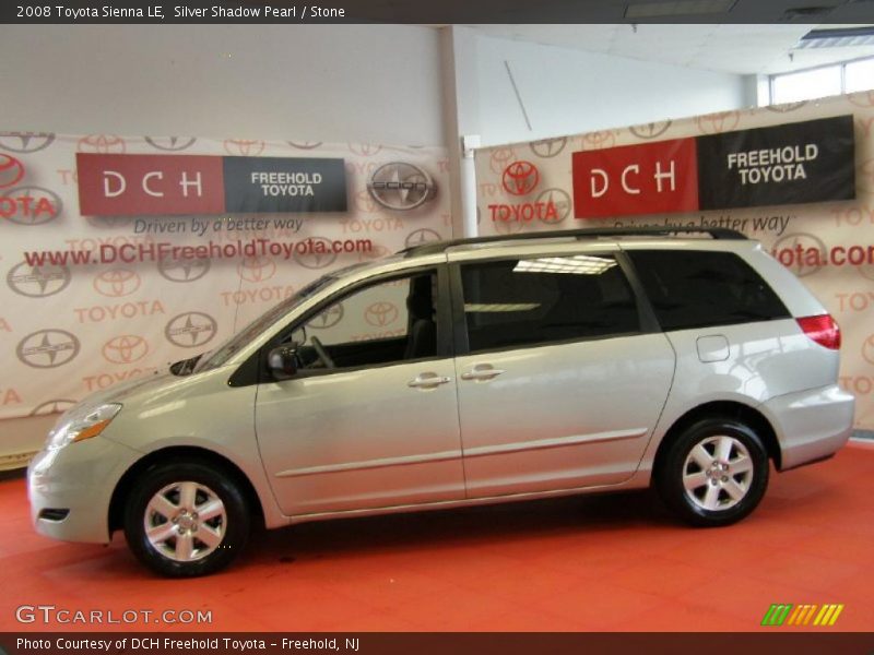 Silver Shadow Pearl / Stone 2008 Toyota Sienna LE