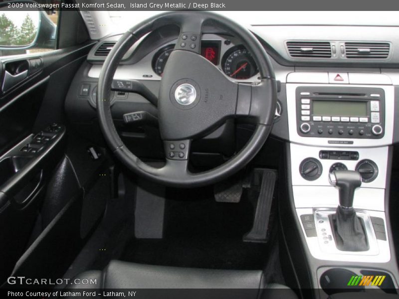 Island Grey Metallic / Deep Black 2009 Volkswagen Passat Komfort Sedan