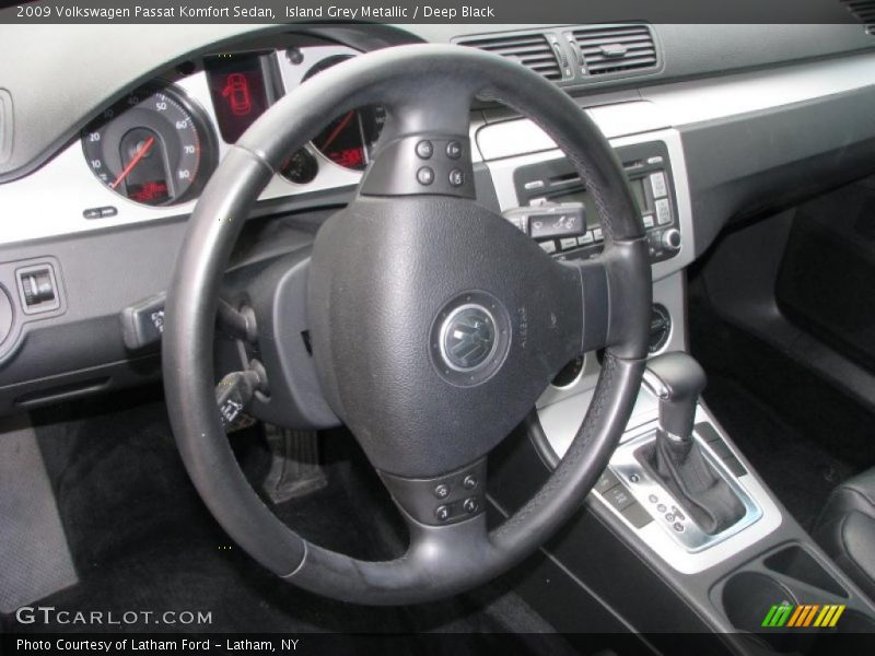 Island Grey Metallic / Deep Black 2009 Volkswagen Passat Komfort Sedan