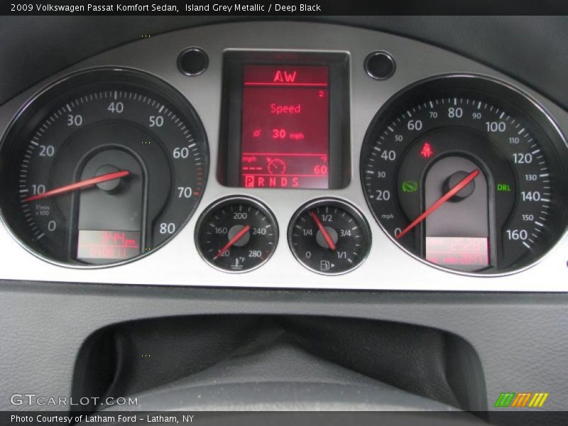  2009 Passat Komfort Sedan Komfort Sedan Gauges