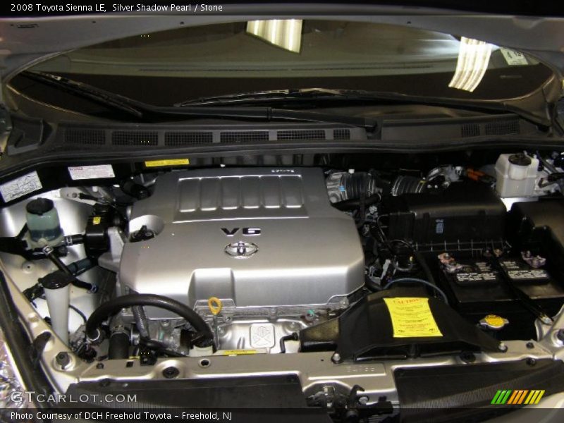 Silver Shadow Pearl / Stone 2008 Toyota Sienna LE