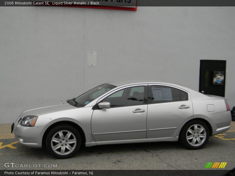 Liquid Silver Metallic / Black 2006 Mitsubishi Galant SE