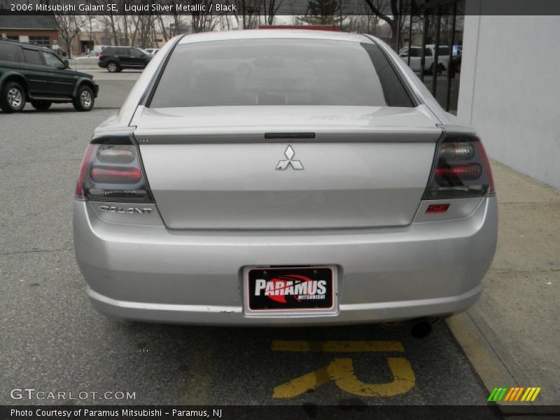 Liquid Silver Metallic / Black 2006 Mitsubishi Galant SE