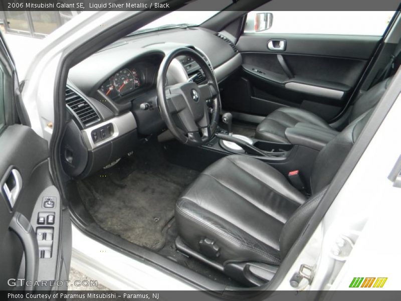 Liquid Silver Metallic / Black 2006 Mitsubishi Galant SE