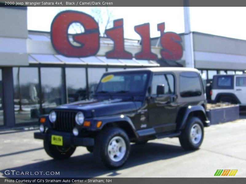 Black / Camel/Dark Green 2000 Jeep Wrangler Sahara 4x4