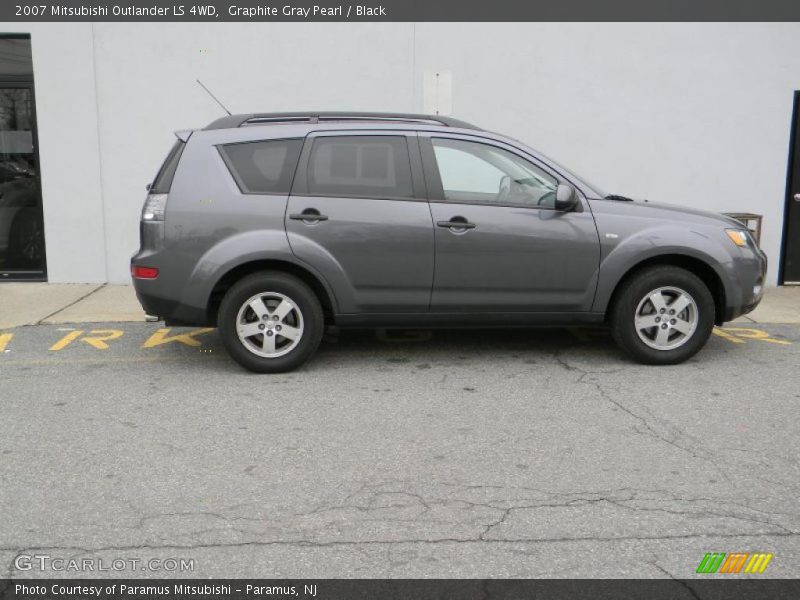 Graphite Gray Pearl / Black 2007 Mitsubishi Outlander LS 4WD