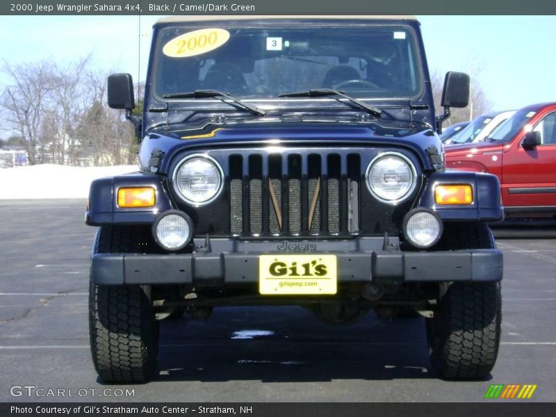Black / Camel/Dark Green 2000 Jeep Wrangler Sahara 4x4