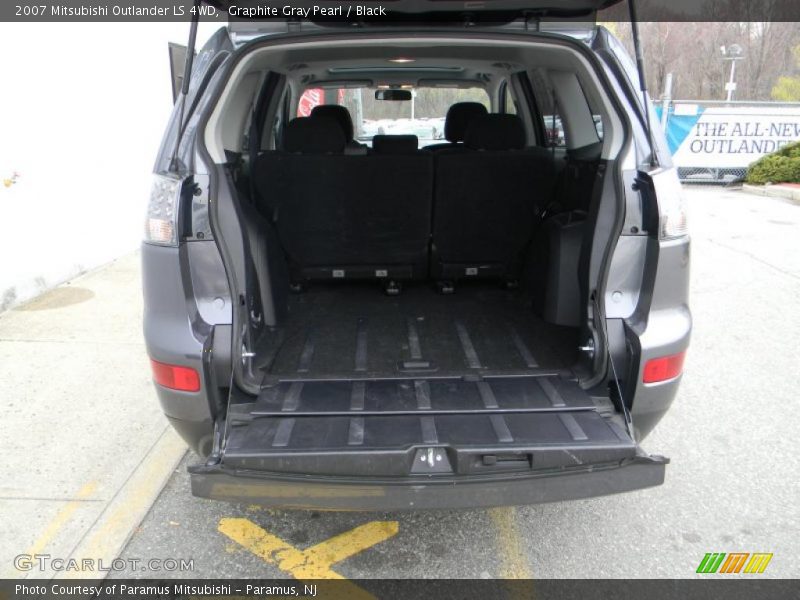 Graphite Gray Pearl / Black 2007 Mitsubishi Outlander LS 4WD