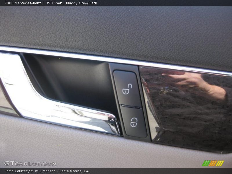 Black / Grey/Black 2008 Mercedes-Benz C 350 Sport
