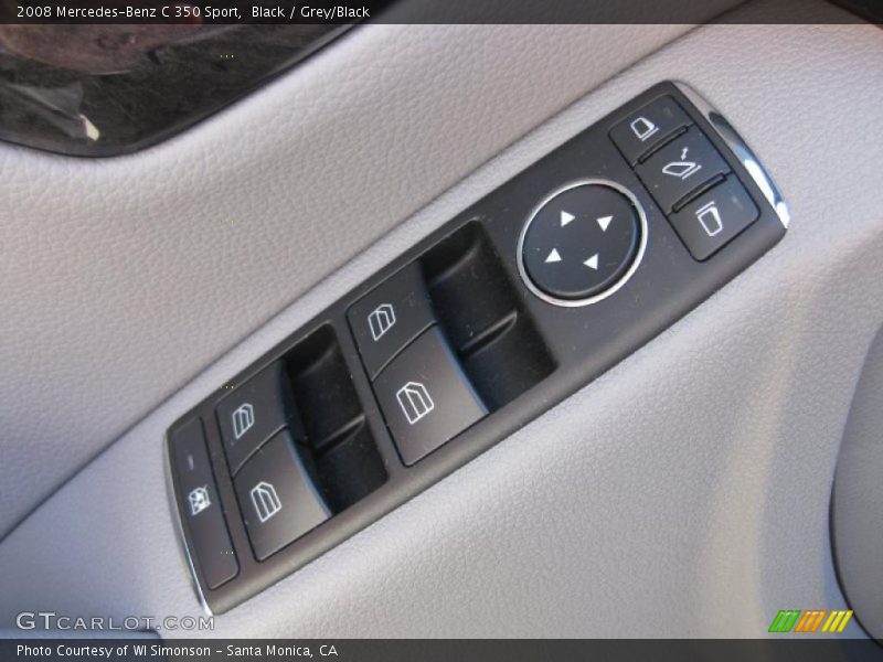 Black / Grey/Black 2008 Mercedes-Benz C 350 Sport