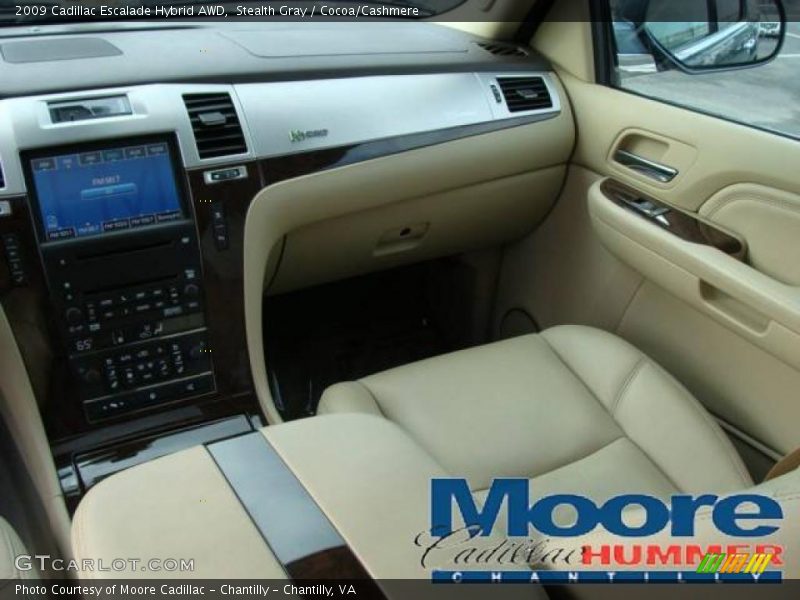 Stealth Gray / Cocoa/Cashmere 2009 Cadillac Escalade Hybrid AWD