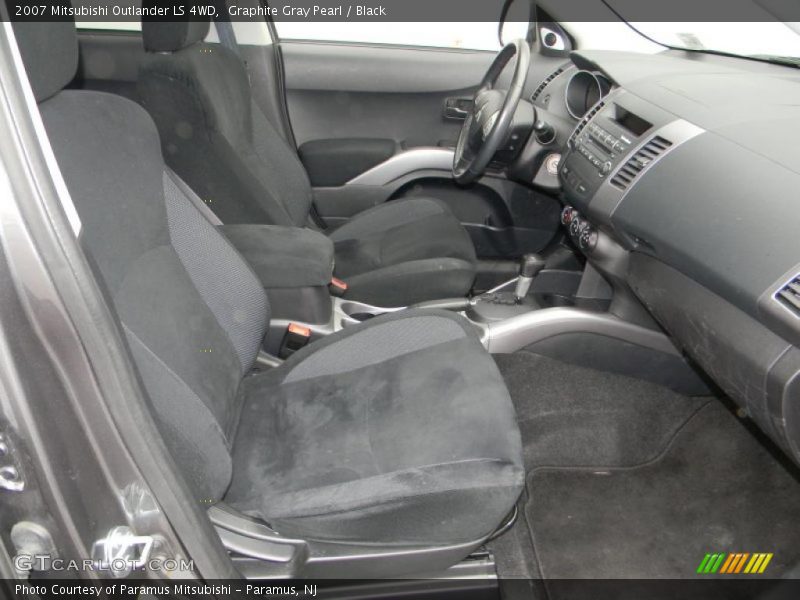 Graphite Gray Pearl / Black 2007 Mitsubishi Outlander LS 4WD
