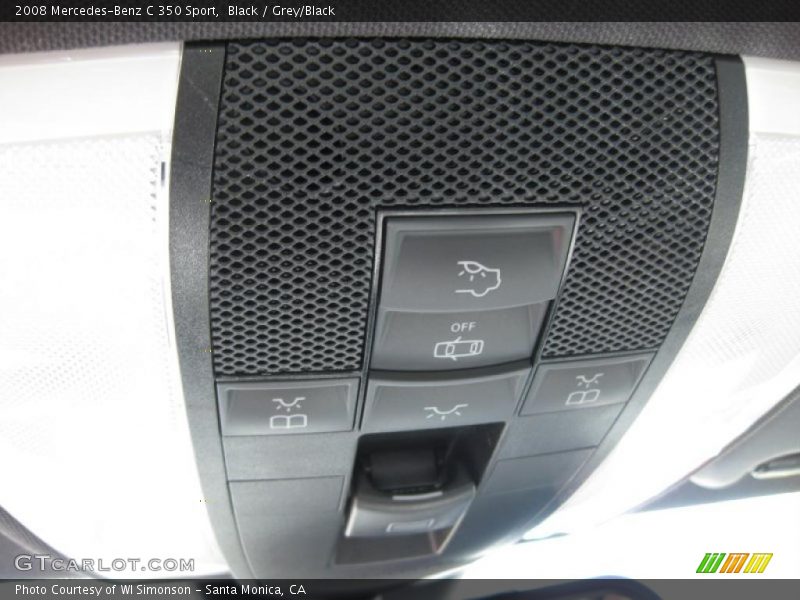 Black / Grey/Black 2008 Mercedes-Benz C 350 Sport