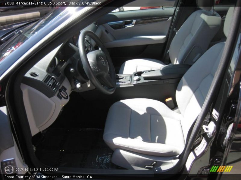 Black / Grey/Black 2008 Mercedes-Benz C 350 Sport