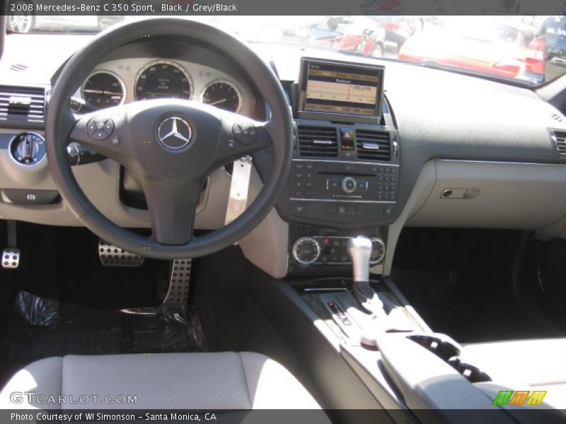 Black / Grey/Black 2008 Mercedes-Benz C 350 Sport