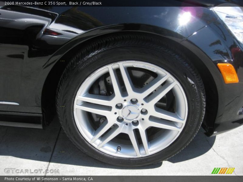 Black / Grey/Black 2008 Mercedes-Benz C 350 Sport