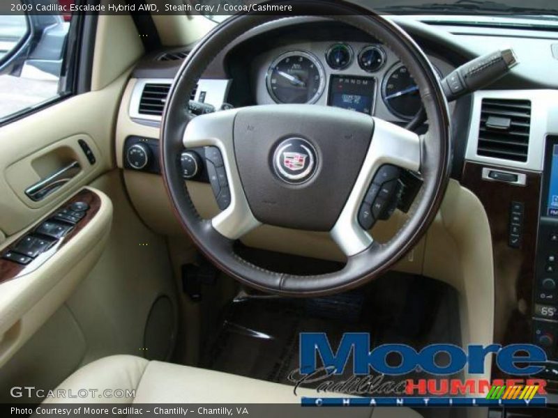 Stealth Gray / Cocoa/Cashmere 2009 Cadillac Escalade Hybrid AWD