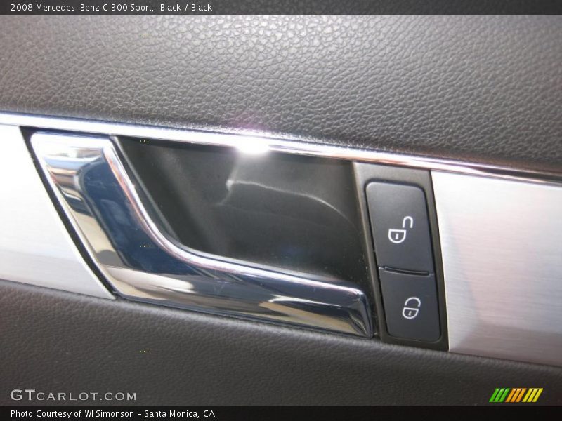 Black / Black 2008 Mercedes-Benz C 300 Sport